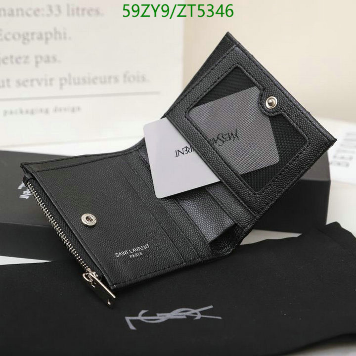 YSL Bag-(4A)-Wallet-,Code: ZT5346,$ 77USD