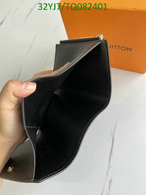 LV Bags-(4A)-Wallet-,Code: TQ082401,$ 42USD
