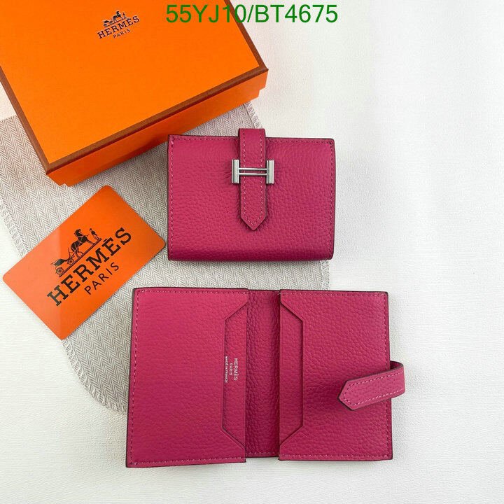 Hermes Bag-(4A)-Wallet- Code: BT4675 $ 72USD