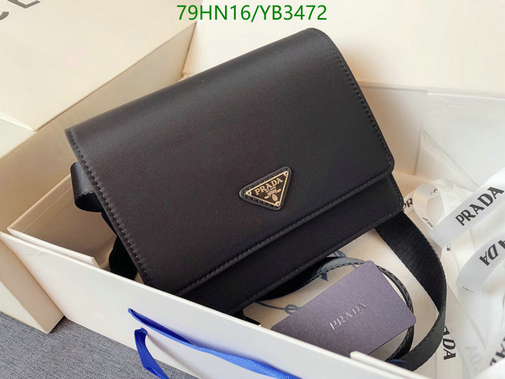 Prada Bag-(4A)-Diagonal-,Code: YB3472,$ 103USD
