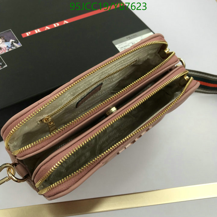 Prada Bag-(4A)-Diagonal-,Code: YB7623,$ 124USD