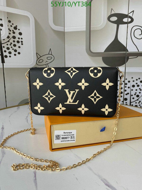 LV Bags-(4A)-Wallet-,Code: YT384,$ 72USD