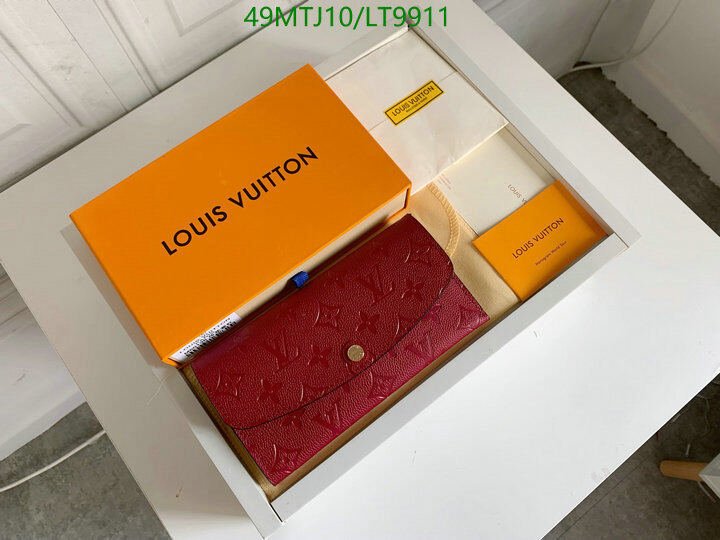 LV Bags-(4A)-Wallet-,Code: LT9911,$ 64USD