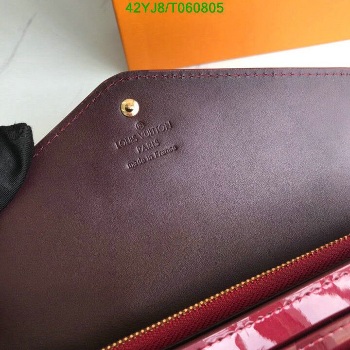 LV Bags-(4A)-Wallet-,Code: T060805,$ 55USD