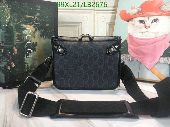 Gucci Bag-(4A)-Diagonal-,Code: LB2676,$ 129USD