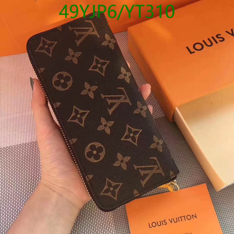 LV Bags-(4A)-Wallet-,Code: YT310,$ 64USD
