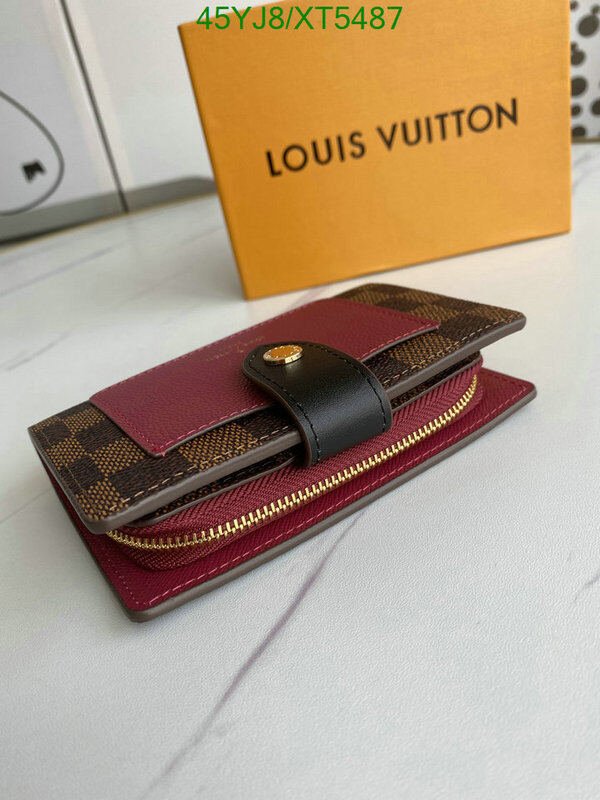 LV Bags-(4A)-Wallet-,Code: XT5487,$ 59USD