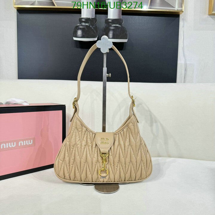 Miu Miu Bag-(4A)-Handbag- Code: UB3274 $ 103USD
