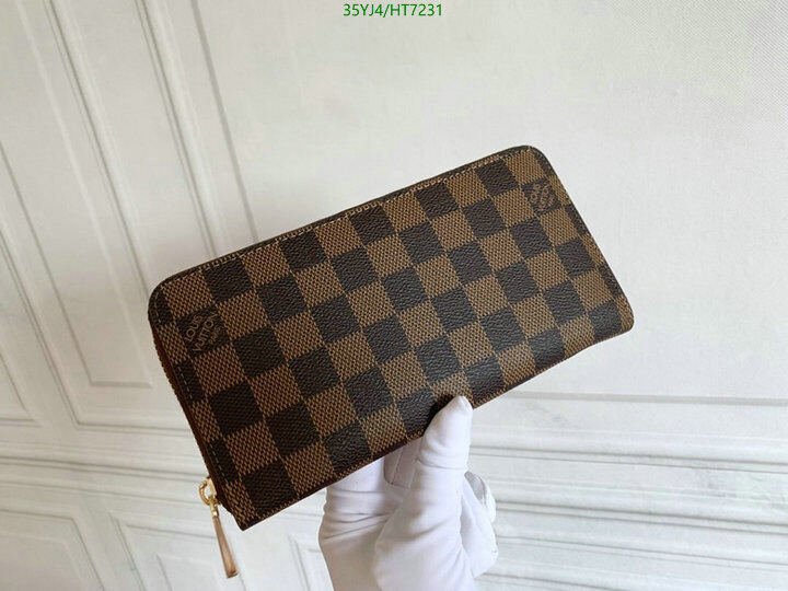 LV Bags-(4A)-Wallet-,Code: HT7231,$ 46USD