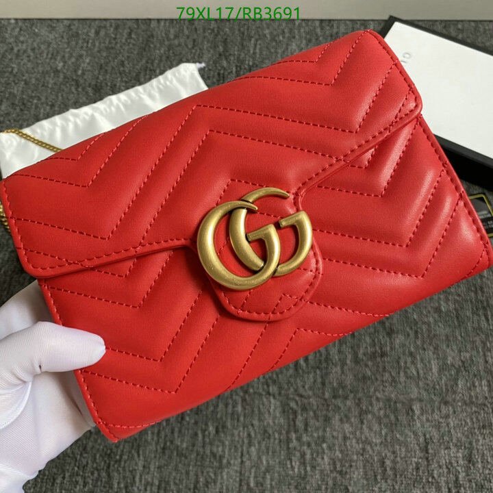 Gucci Bag-(4A)-Diagonal- Code: RB3691 $ 103USD