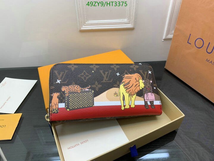 LV Bags-(4A)-Wallet-,Code: HT3375,$ 64USD
