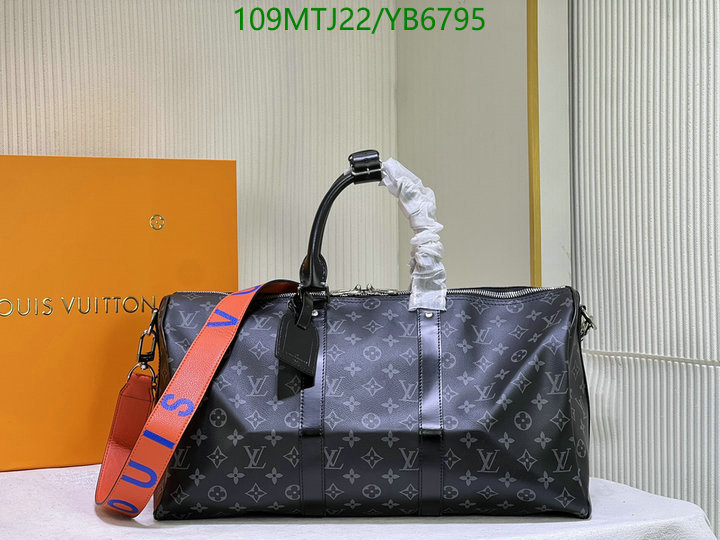 LV Bags-(4A)-Keepall BandouliRe 45-50-,Code: YB6795,$ 142USD