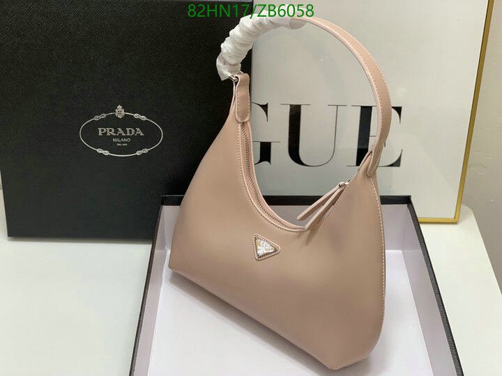 Prada Bag-(4A)-Handbag- Code: ZB6058 $ 107USD