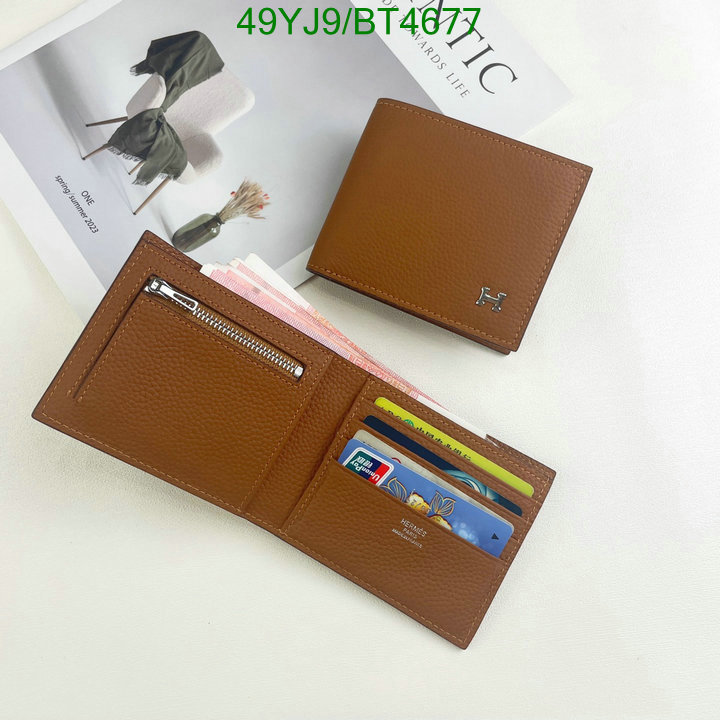 Hermes Bag-(4A)-Wallet- Code: BT4677 $ 64USD