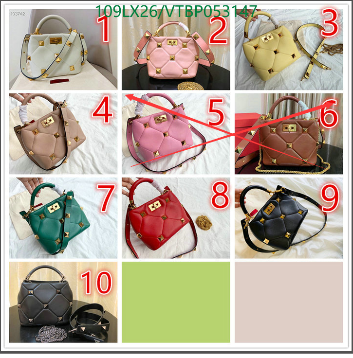 Valentino Bag-(4A)-Roman Stud-,Code: VTBP053147,$ 163USD