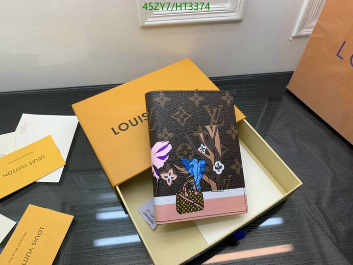 LV Bags-(4A)-Wallet-,Code: HT3374,$ 59USD