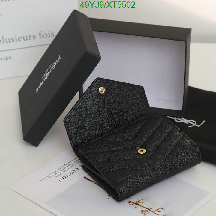 YSL Bag-(4A)-Wallet-,Code: XT5502,$ 64USD