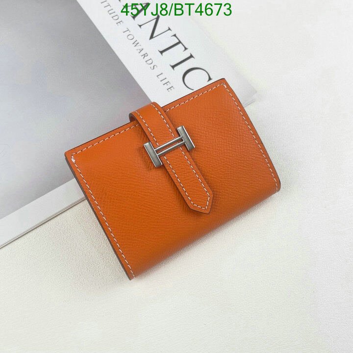 Hermes Bag-(4A)-Wallet- Code: BT4673 $ 59USD
