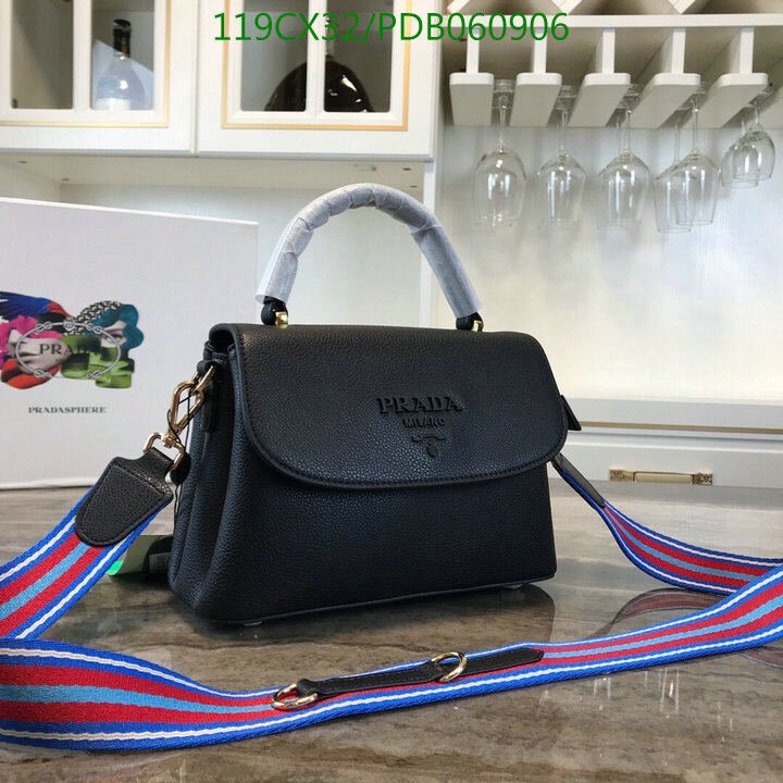 Prada Bag-(4A)-Handbag-,Code: PDB060906,$ 155USD
