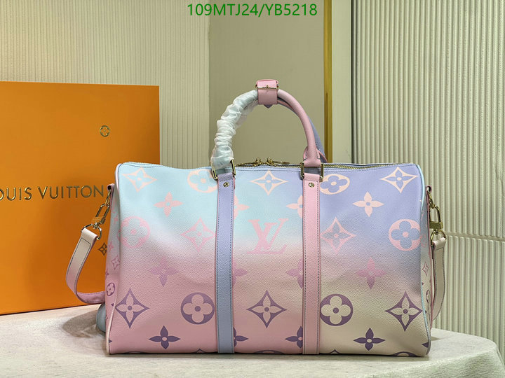 LV Bags-(4A)-Keepall BandouliRe 45-50-,Code: YB5218,$ 142USD