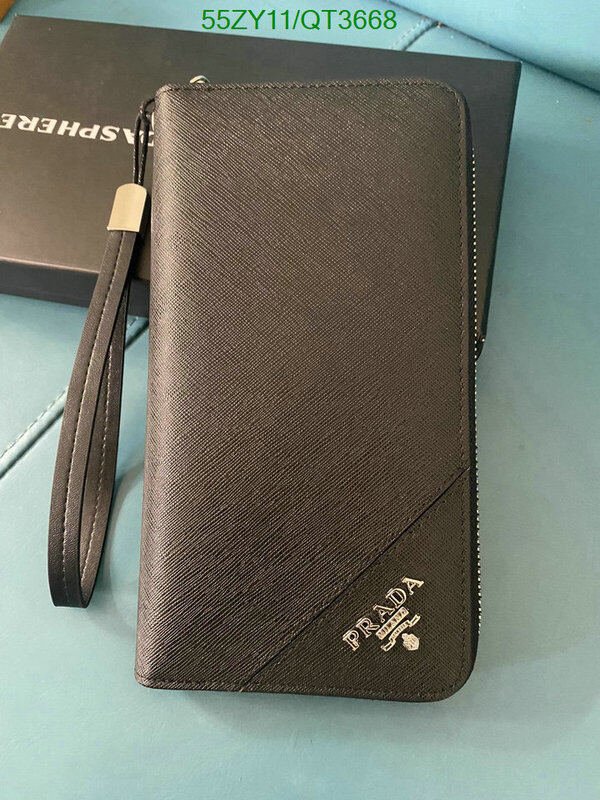 Prada Bag-(4A)-Wallet- Code: QT3668 $ 72USD