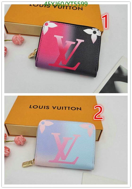 LV Bags-(4A)-Wallet-,Code: YT5599,$ 59USD