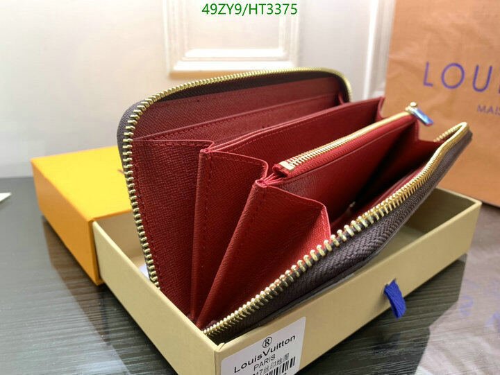 LV Bags-(4A)-Wallet-,Code: HT3375,$ 64USD