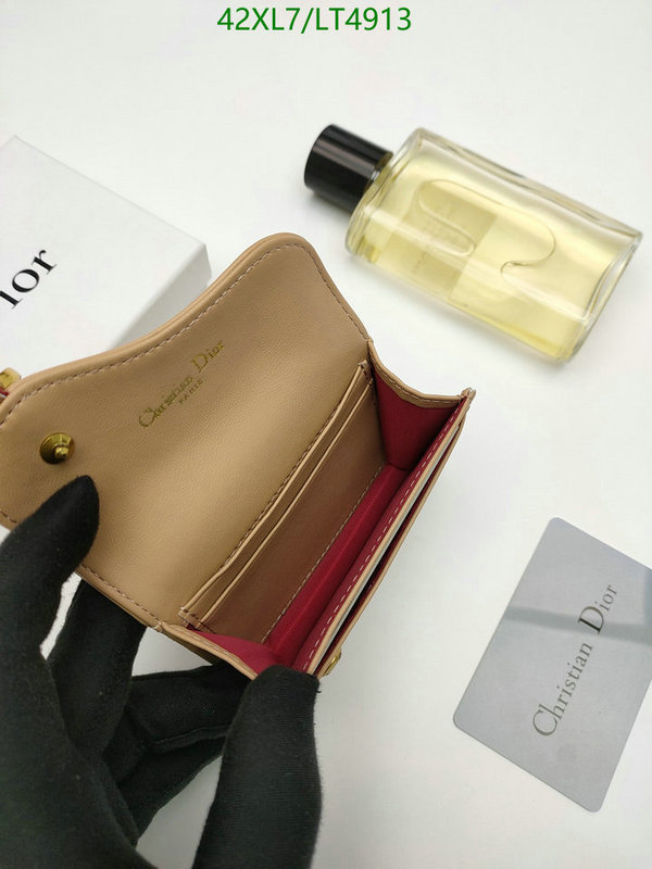 Dior Bags-(4A)-Wallet- Code: LT4913 $ 55USD