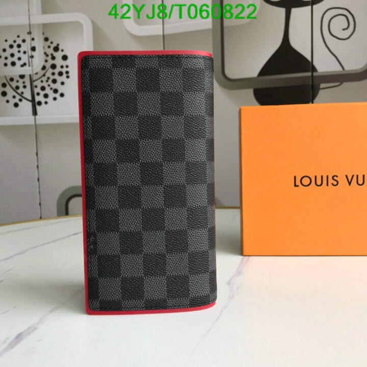 LV Bags-(4A)-Wallet-,Code: T060822,$ 55USD