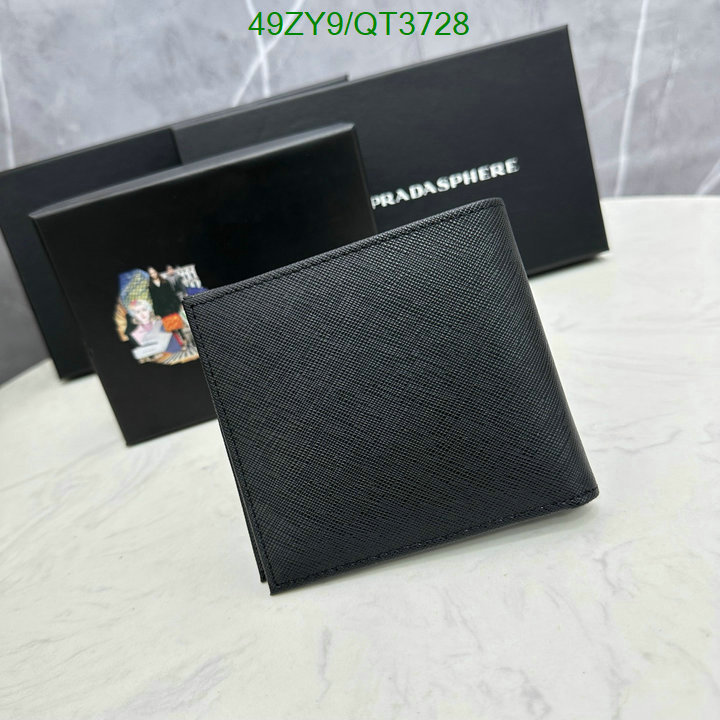 Prada Bag-(4A)-Wallet- Code: QT3728 $ 64USD