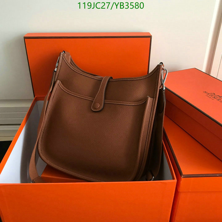 Hermes Bag-(4A)-Evelyne-,Code: YB3580,$ 155USD