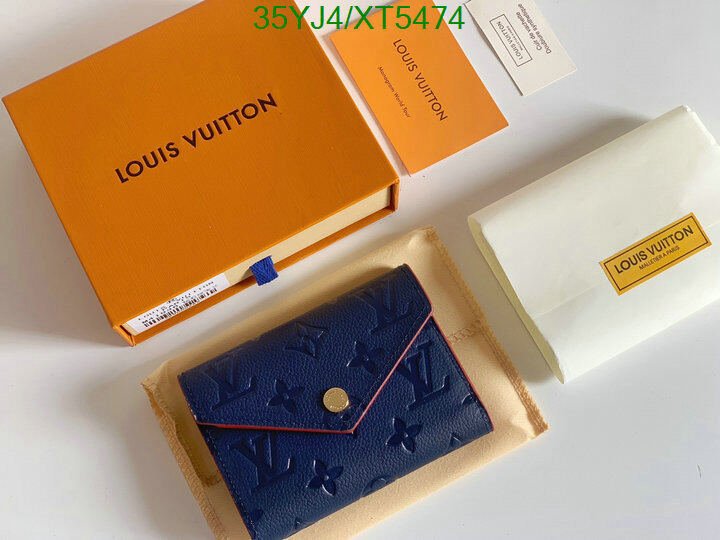 LV Bags-(4A)-Wallet-,Code: XT5474,$ 46USD