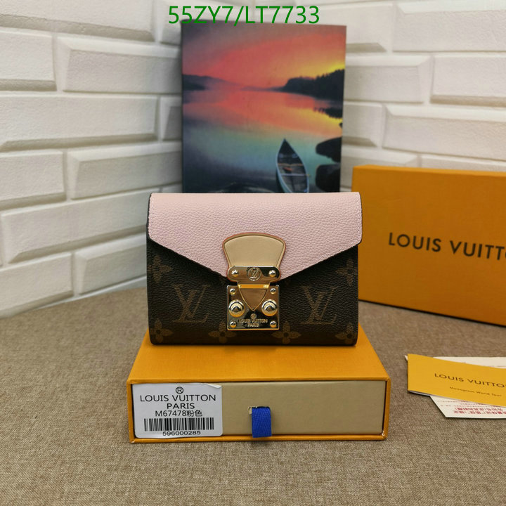 LV Bags-(4A)-Wallet-,Code: LT7733,$ 72USD