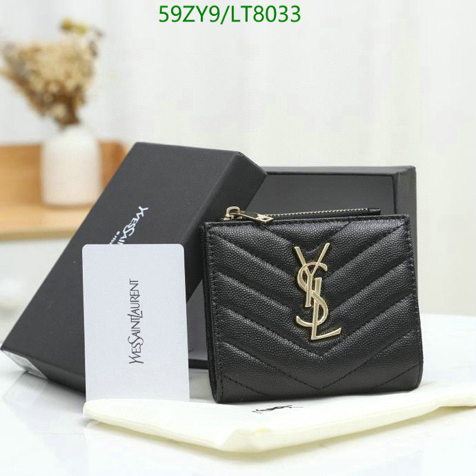 YSL Bag-(4A)-Wallet-,Code: LT8033,$ 77USD