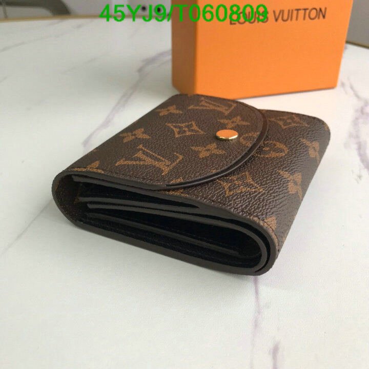 LV Bags-(4A)-Wallet-,Code: T060809,$ 59USD
