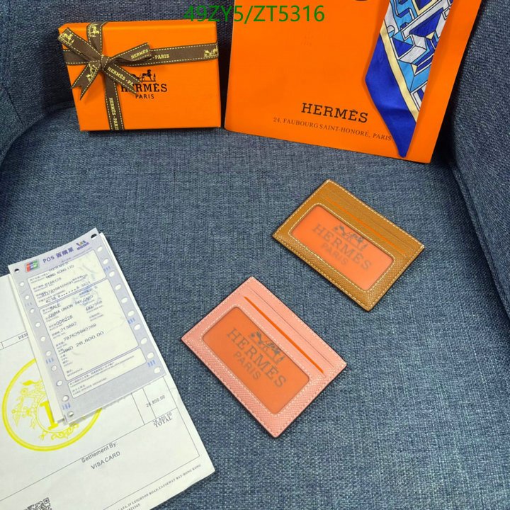 Hermes Bag-(4A)-Wallet-,Code: ZT5316,$ 64USD