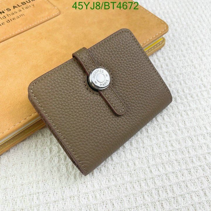 Hermes Bag-(4A)-Wallet- Code: BT4672 $ 59USD