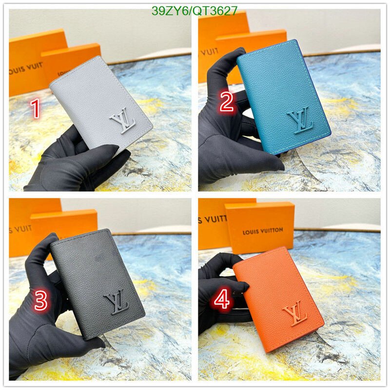 LV Bag-(4A)-Wallet- Code: QT3627 $ 51USD