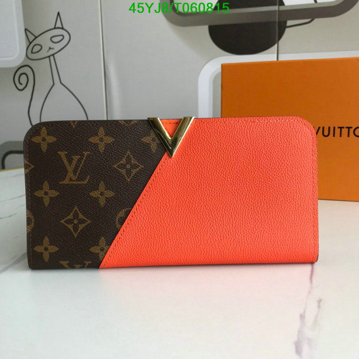 LV Bags-(4A)-Wallet-,Code: T060815,$ 55USD