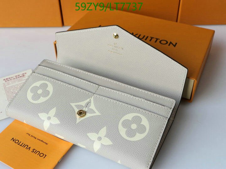 LV Bags-(4A)-Wallet-,Code: LT7737,$ 77USD