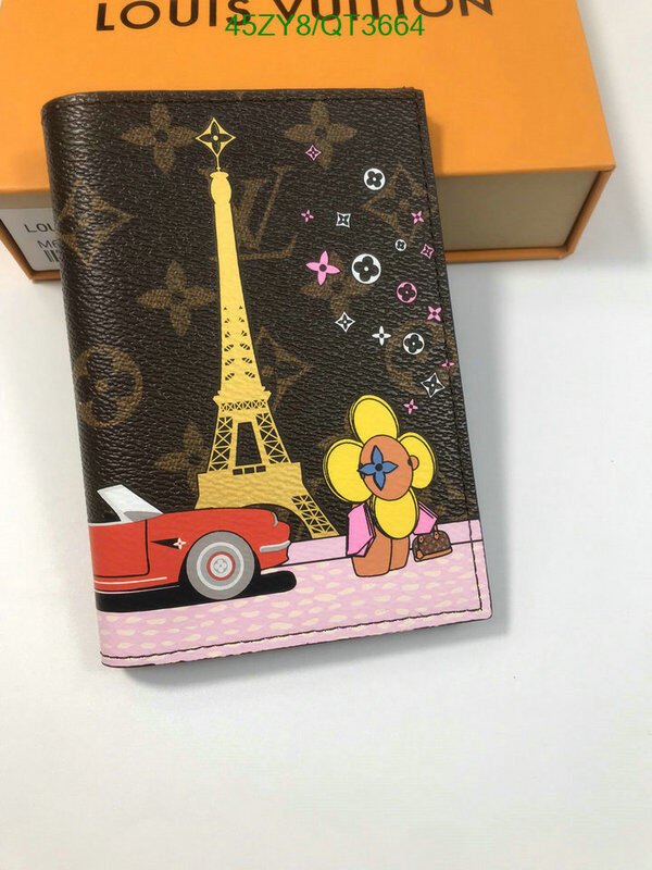 LV Bag-(4A)-Wallet- Code: QT3664 $ 59USD