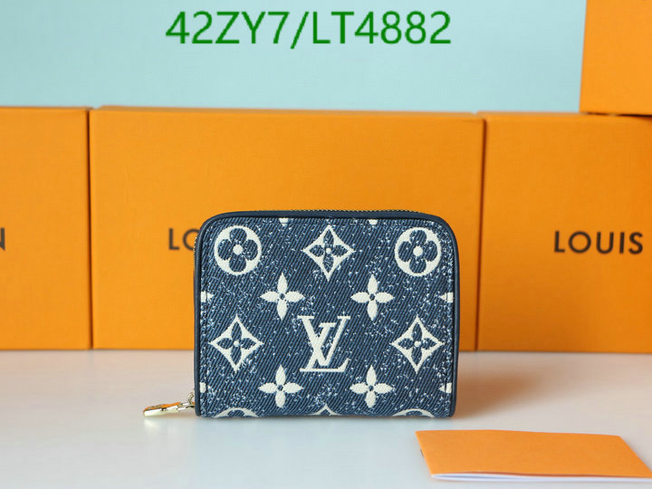 LV Bags-(4A)-Wallet-,Code: LT4882,$ 55USD