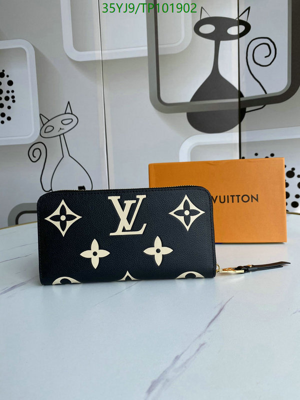 LV Bags-(4A)-Wallet-,Code: TP101902,$ 51USD