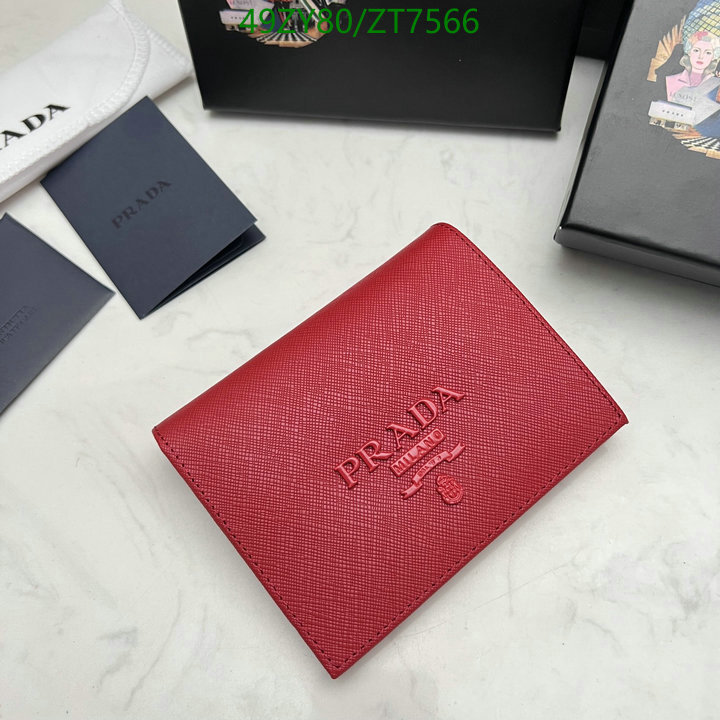 Prada Bag-(4A)-Wallet- Code: ZT7566 $ 64USD