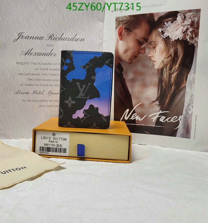 LV Bags-(4A)-Wallet-,Code: YT7315,$ 59USD
