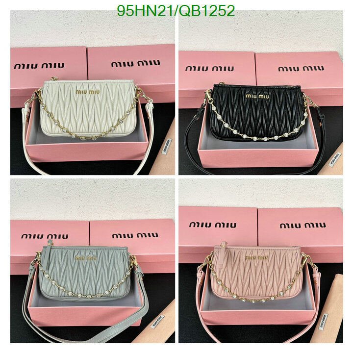 Miu Miu Bag-(4A)-Diagonal- Code: QB1252 $ 124USD