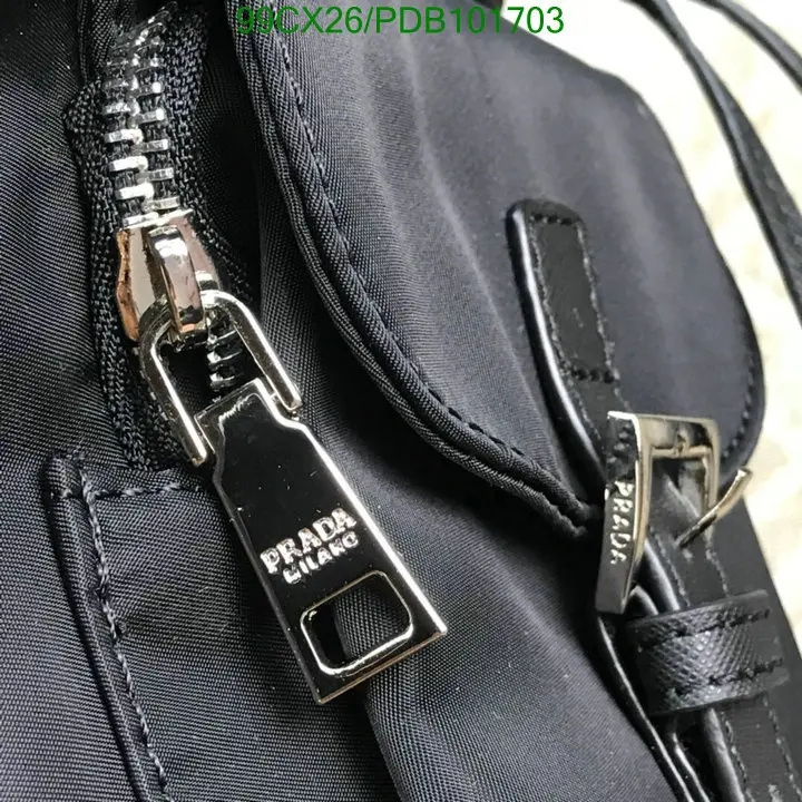 Prada Bag-(4A)-Backpack- Code: PDB101703