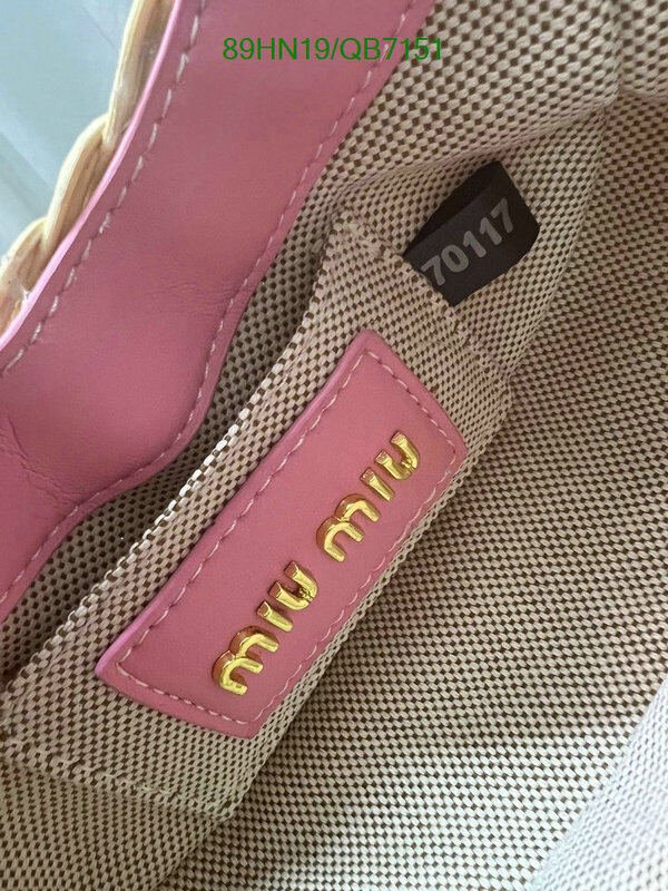 Miu Miu Bag-(4A)-Diagonal- Code: QB7151 $ 116USD
