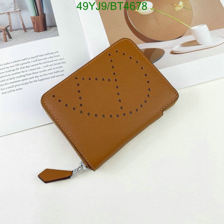 Hermes Bag-(4A)-Wallet- Code: BT4678 $ 64USD