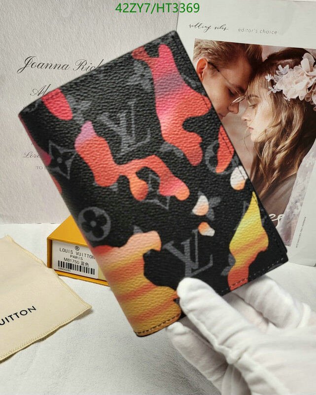 LV Bags-(4A)-Wallet-,Code: HT3369,$ 55USD